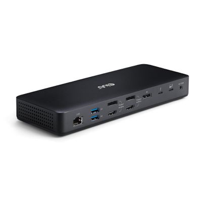 Club 3D CSV-1583 Thunderbolt 4 Certified 16-in-1 Docking Station- with 40Gbps Data and Video, 4 Display Output, Ethernet RJ45 2.5Gbps