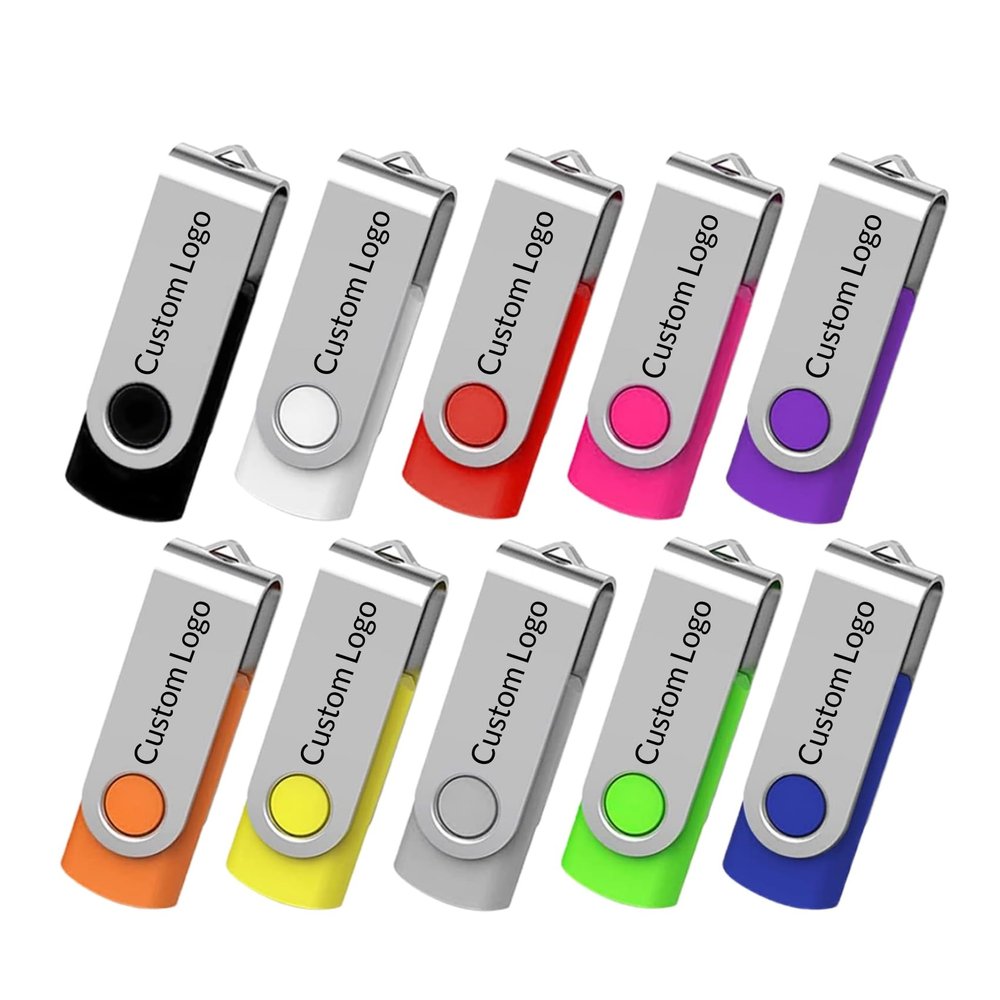 10 Pack Custom USB 3.0 Flash Drive with Your Name/Logo,Customized USB Flash Memory Stick with Personalized Logo Gift for Wedding/Company/Photography (16, GB)