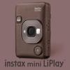 Fujifilm Instax Mini LiPlay Hybrid Instant Camera and Smartphone Printer (Deep Bronze) Bundle with Instax Mini Twin Film Pack (20 Exposures), and Accessory Kit (3 Items) view 2