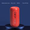 Jectse Portable Bluetooth Speakers, IPX4 Speaker with RGB Lights, Dual Pairing Stereo Sound Shower Speakers for Home Party Indoor Outdoor (Red) view 3