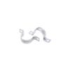 Strap 2-Hole X 2 EMT Conduit Strap Stp (Box 25) view 1