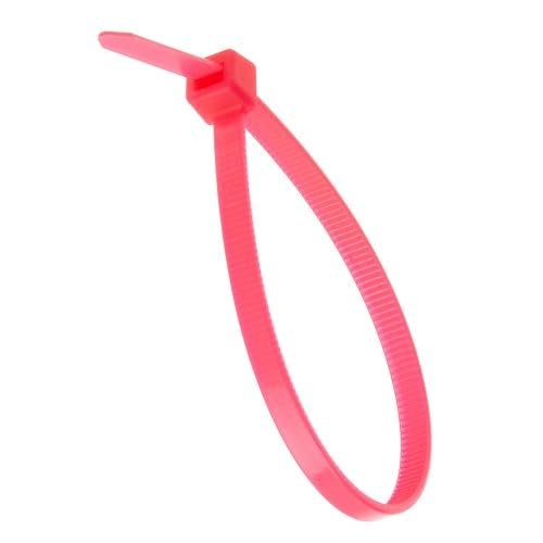 Cable Tie 7.5" 50lb FL Pink (100PK)