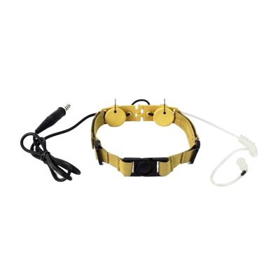 Gnamn Throat Mic Z003 Headset with Waterproof PTT for UV-5R TYT TH-UV8000D Radios Black(Yellow)