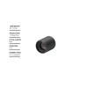 Pinhole Lens 8mm M7 X P0.35 Mount 1.3 Megapixel 1/3" F2.5 for Mini Camera CCTV Cameras view 2
