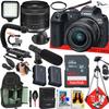 Canon EOS R7 Mirrorless Camera with Canon RF 24-50mm f/4.5-6.3 IS STM Lens + 64 GB Memory + Video LED Light + Microphone + Sling Backpack + More (26pc Bundle) (Renewed) view 1