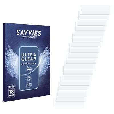savvies 18 Pack Screen Protector compatible with Tomproad S39 Protection Film Clear