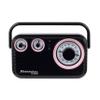 Studebaker SB2003BT Bluetooth Retro Portable AM/FM Radio with AC or Battery Operation (Pink/Black) view 3