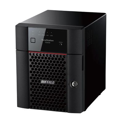 BUFFALO TeraStation 3430DN 4-Bay 8TB (2x4TB) Desktop Small-Med Business NAS w/Hard Drives Included
