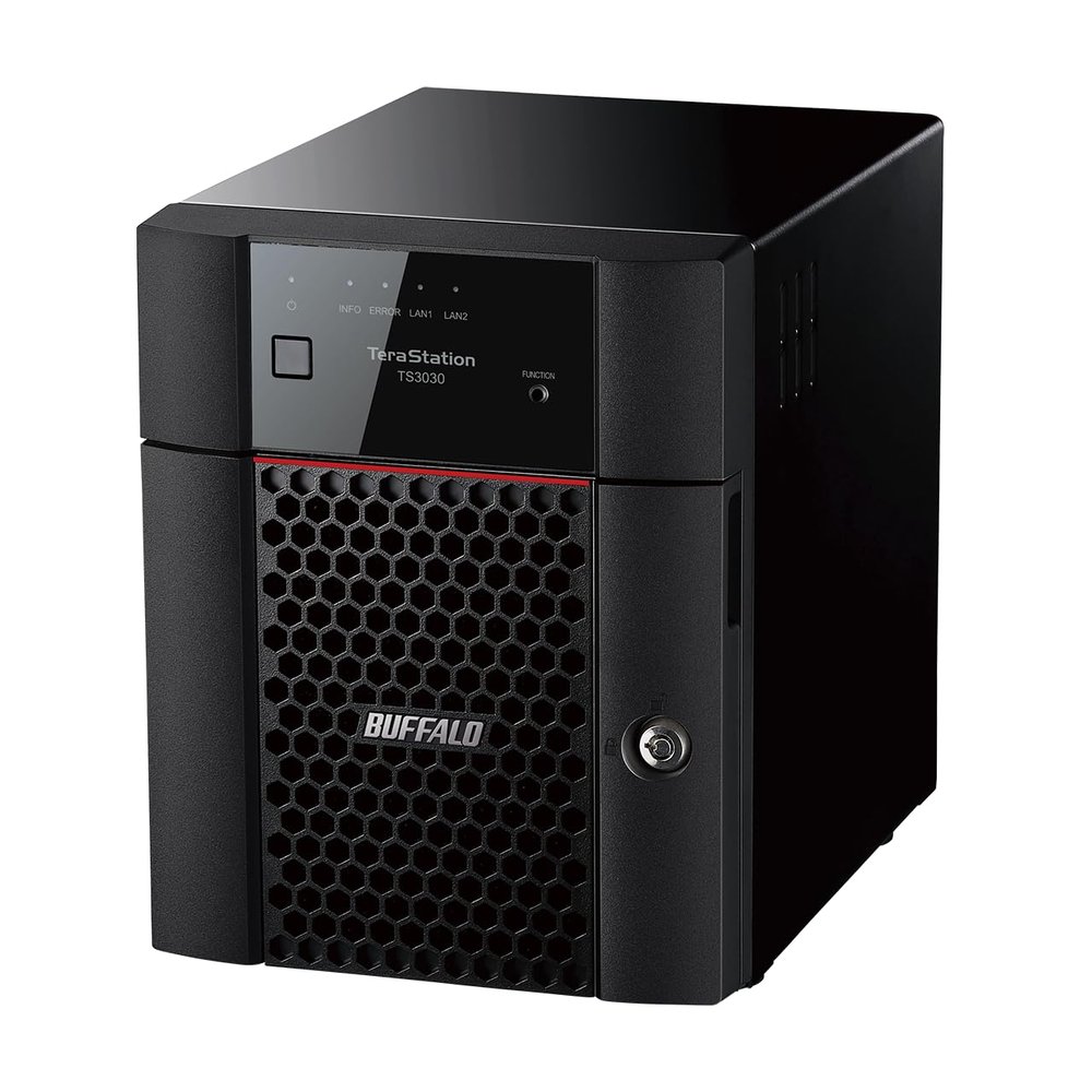 BUFFALO TeraStation 3430DN 4-Bay 8TB (2x4TB) Desktop Small-Med Business NAS w/Hard Drives Included
