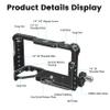 Poyinco Bracket kit for Sony A7C II A7CR, Built-in Arca Quick Release Plate, HDMI Cable Clip, NATO Rail Aluminum Camera Bracket JN-105 view 4