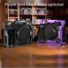 Poyinco Full Camera Stand for Sony Alpha 7R V/Alpha 7 IV / A7R IV/Alpha 7 S III/Alpha 1, Aluminum Camera Stand JN-104Z (Purple) view 2