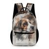 NQLYUT Laptop Backpack for Travel Daypack Computer Bag Work Small Hound Pattern Back Pack Nurse Bag for Hiking view 1