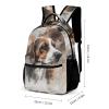 NQLYUT Laptop Backpack for Travel Daypack Computer Bag Work Small Hound Pattern Back Pack Nurse Bag for Hiking view 2