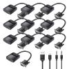 VENTION 10 Pack-1080P Video Dongle Adaptador Converter with Audio Cable (0.5FT), Male to Female for PC, Monitor, HDTV (Note: VGA to HDMI Only, Not Bi-Directional) view 1