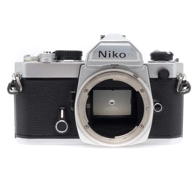 Nikon FM chrome body SLR film camera (Renewed)