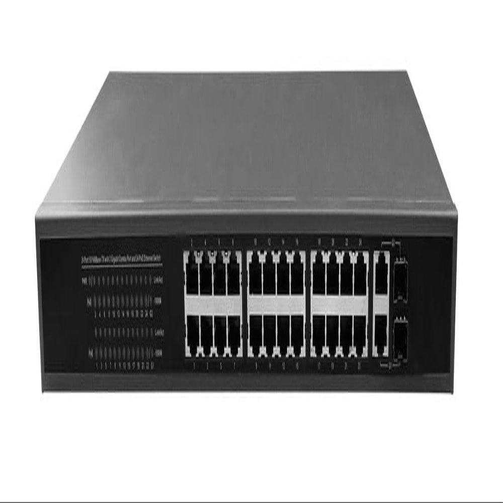 0E-24PRJ45FG 26-Port Gigabit PoE Switch; Port Status LED Indicator; Internal Power Supply; 6kV Surge Protection; 19" Rack Mountable Housing; 52 Gbps Switching Capacity