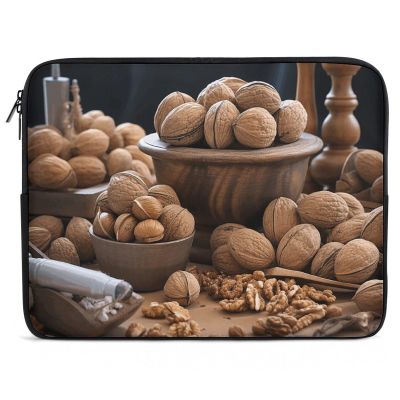 Laptop Case Sleeve 12inch Shockproof Laptop Case Walnut Nuts Laptop Sleeve Carrying Case