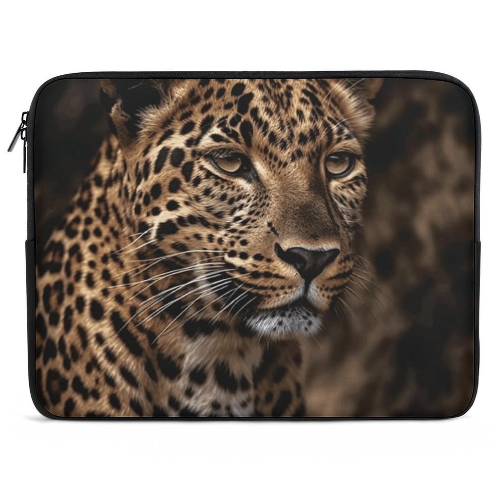 Laptop Case Sleeve 13inch Shockproof Laptop Case Brown Leopard Image Laptop Sleeve Carrying Case