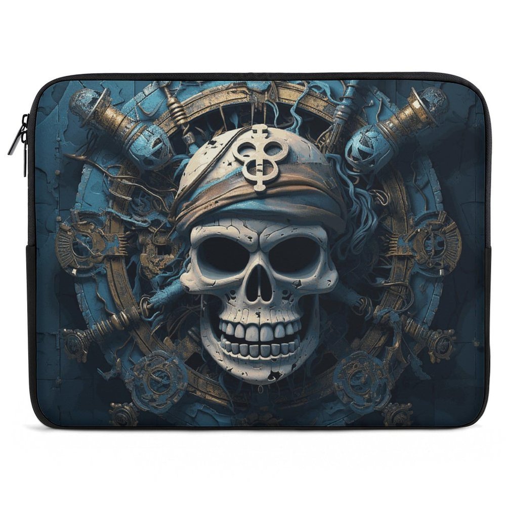 Laptop Case Sleeve 15inch Shockproof Laptop Case Skeleton Pirate-1 Laptop Sleeve Carrying Case