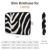 Laptop Case Sleeve 15inch Shockproof Laptop Case Zebra Animal Laptop Sleeve Carrying Case view 2