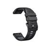 22 26MM Silicone Watchband Strap fit for Garmin/Fenix 7/7Pro/7X/6X/6 Pro/5X/5 Plus/Epix/Instinct WristStrap Replaceable Bracelet(Black gray,22mm) view 1