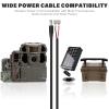 KSK 79-inch Trail Camera Power Cord,5.5x2.1mm DC External Power Cable,Compatible with Spypoint, Stealth Cam, Moultrie, Muddy, etc view 4