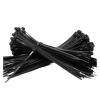 100Pcs Self-locking Nylon Cord With Black And White Cord Tie Wire Harness Cord With Plastic Tape 4 * 200mm(4X150mm) view 1