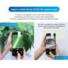Portable Phone Microscope with LED Light, 200X Magnification, Mini Pocket Camera, CPL Lens, Universal Phone Clip for Adults, White view 4