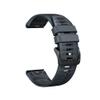 22 26MM Silicone Watchband Strap fit for Garmin/Fenix 7/7Pro/7X/6X/6 Pro/5X/5 Plus/Epix/Instinct WristStrap Replaceable Bracelet(Navy Dark Grey,26mm) view 1