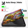 Case for 6" All-New Kindle 11th Generation 2022 360 Degree Rotating Stand Protective Smart Cover with Auto Wake Sleep Case for Basic Kindle 2022 11th Gen e-Reader - Frogs and Mushrooms view 3