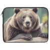 Laptop Case Sleeve 15inch Shockproof Laptop Case Grizzly Bear Laptop Sleeve Carrying Case view 1