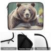 Laptop Case Sleeve 15inch Shockproof Laptop Case Grizzly Bear Laptop Sleeve Carrying Case view 3