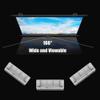 ZYXQQJ Portable Projector Screen Mobile Tabletop Projection Screen Manual Pull Up HD Video Screen 30/40/50 Inch Outdoor Little Screen(4:3,30inch) view 3