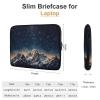 LZQPOEAS Laptop Case Sleeve 12inch Shockproof Laptop Case Starry Night The Mountains Laptop Sleeve Carrying Case view 2