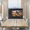 ZYXQQJ 30inch 40inch 50inch Small Projector Screen, Retractable Pull Up Screen Tabletop Screen Wall/Ceiling Mounted Movie Screen(4:3,40inch) view 4
