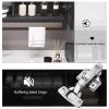 QWEASDF Mirror Cabinet for Bathroom, LED Bathroom Mirror with Lights, Bathroom Cabinet Wall Mounted, Bathroom Mirror Cabinetfor Bathroom Wallwith Towel Rack(A,W100*H75cm/W39.3*H29.5in) view 4