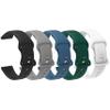 Compatible with Zakotu Smart Watch Band, Lamshaw 22mm Quick Release Classic Watch Bands Soft Silicone Bands Bracelet Sports Strap Compatible with Zakotu Y66 1.96 Inches Smart Watch (22mm size band, 5 Pack-1) view 1