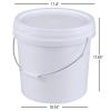 Bblina 4 Pack 4 Gal/15 L Food Grade Buckets, Plastic Bucket with Sealed Lid view 2