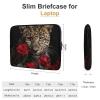 Laptop Case Sleeve 12inch Shockproof Laptop Case Rose Leopard Laptop Sleeve Carrying Case view 2