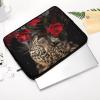 Laptop Case Sleeve 12inch Shockproof Laptop Case Rose Leopard Laptop Sleeve Carrying Case view 4