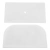 ARTIBETTER Monitor Mount Parts 1 Set of Monitor Stand Grommet c Clamp Installation Hole Reinforcement Plate Monitor Mounting Reinforcement Plate White Monitor Stand Riser view 1