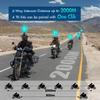 TK-X4 Motorcycle Bluetooth Headset, 6 Riders 2000m Helmet Group Intercom with Bluetooth 5.4/Music Share/Top-Tier Noise Reduction/HiFi Stereo Sound,Universal Communication System Headphones(2 Pack) view 2