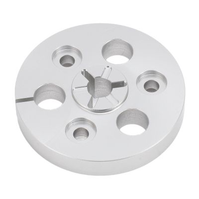 Denash Aluminum Alloy Take Up Reel, Fine Polished Professional CNC Machined 1/4 7 Inch Empty Tape Reel High Hardness Replacement for Recorders, Denashqz8f75pycw
