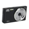 16X Digital Zoom, High Resolution Built in Fill Light Digital Camera Shock Proof Mini Camera for Kids 2.8in Screen Size, 44M Image, 4K Video for Photography (Black) view 4