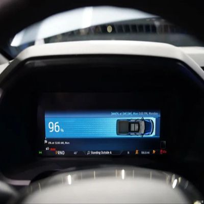GUPEA for Ford F150 Lightning/Expedition 2024-2022 LCD car GPS and Dashboard Tempered Glass Screen Film Protector
