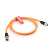 DRRI Canare 12G Neutrik BNC Male to BNC HD SDI 4K Video Coaxial Cable LV-61S for CINEPAD7 Video Monitor view 1