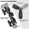 WINDFRD 8.1" Double Socket Swivel Ratchet Arm, Compatible with RAM Mounts, iBolt 1.5" / C Size / 38mm Ball Accessories, 360 Degree Rotation, Adjustable view 3