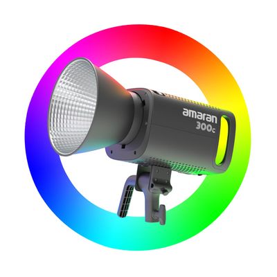 amaran 300c Charcoal RGB Studio Light,LED Video Light,RGB Key Light,Photography Lighting Dark Grey (amaran 300c)