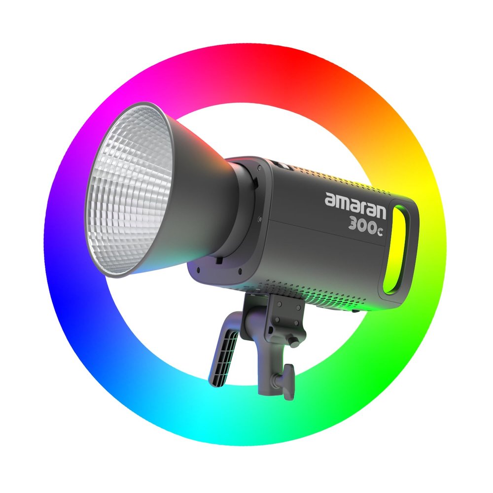 amaran 300c Charcoal RGB Studio Light,LED Video Light,RGB Key Light,Photography Lighting Dark Grey (amaran 300c)