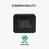 kwmobile Silicone Case Compatible with JBL Go Essential - Case Protective Mini Speaker Cover - Black view 2